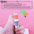 01 Pcs Multicolor Pen 10 in 1 Cute Color Pen Fast Food Burger Fries Cola Design Ballpoint Pens Multicolor Pens 0.5 mm 10 Colors Ink in One Ballpoint Pen - Birthday Return Gift Party Favor Kids Stationery Set Small Gifts. 