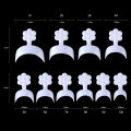 Nail Tools White French Nail Art 100PCS Tricks Half Gai Acrylic Short Artificial Nails for Extension. 