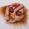 [ New ] Halloween Horror Ghost Face Mask Chucky Skull Mask Whole Demon Head Cover for Men. 