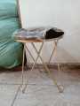 Cross legs table Bend Shape Side Table Coffee Table End Table. 