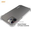 For iPhone 12 Pro Max Hat-Prince ENKAY 2 in 1 Clear TPU Soft Case Shockproof Cover + 0.26mm 9H 2.5D Tempered Glass Protector Film. 