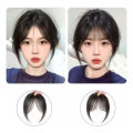 Middle Part Fake Bangs Fringe Synthetic Topper Hairpiece Clip-In Bang Extension DIANGUI. 