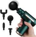 Portable Mini Muscle Massage Gun Handheld Electric Deep Tissue Percussion Massager Ultra Quiet Body Relaxation Device for Pain Relief Muscle Recovery Fitness Therapy Compact Travel Friendly Design. 