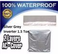 AC Dust Cover Indoor and Outside Units, Dust Proof Split AC Cover For 1.5 Ton nonwoven 1.5 ton waterproof To Anti-Dust Protection Cover for Home Appliances 1.5 Ton. 