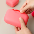 Travel Soap Dish Box Sealed Creative Candy Color Large Container Household Kitchen Bathroom Tools Portable Travel Soap Box. 