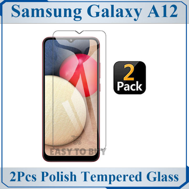 2Pcs%20Samsung%20Galaxy%20A12%20Tempered%20Glass%20Screen%20Protector%20Polish%20Glass%20For%20Samsung%20Galaxy%20A12%20-%20Image%203