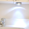 Pack of 3 & 6 Battery-Powered LED Under Cabinet Lights - Wireless Touch Control Stick-On Tap Lamps for Kitchen Cabinet, Closet, Wardrobe, Drawer, Cupboard, Bedroom, Night Wall, and Under Cabinet Lighting | Self-Adhesive, Portable, Energy-Efficient. 