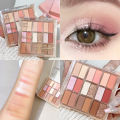 1Pcs Korean 18 Color Eyeshadow Palette Glitter Pearly Eyeshadow Long Lasting Charming Eye MakeUp Palette For Women. 