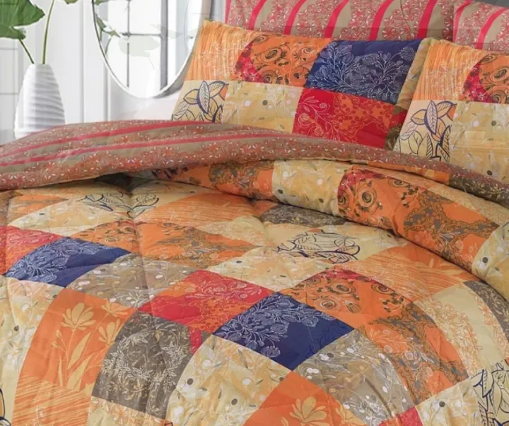 Salonika%20Cotton%20BedSheet%20Double%20King%20Size%20Bed%20Sheet%20Set%20(1%20Sheet%20and%202%20Pillow%20Covers)%20-%20Image%202