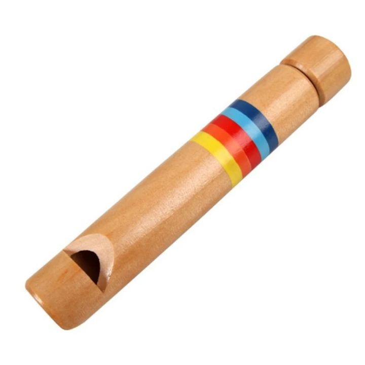 【Simple 3C】Baby Wooden Toy Small Drawing Whistles Diacritical Sliding Piccolo Toys Kids Educational Music Toys Children Classic Musical Toy