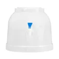 Mini Non Electric Water Bottle Dispenser - Portable - Manual - White - Plastic - 11inch x 10 inch (W*H) - For 19 liter water bottle. 