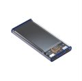 Battery Storage Box - Quick Charge - DIY Power Bank Case for Polymer 1260110  Battery Holder - Fast Charging PD22.5W -  Alloy Case 20000mA. 
