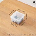 Portable Storage Box Paper Money Album Currency Banknote Case Coin Storage Collection Boxes Holder Transparent Plastic Case. 