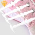 Hassle-free Elastic Shoelaces 16pcs Bat Shape Silicone Lazy Shoelaces No Tie Elastic Fasteners for Kids Adults Easy to Use Durable Perfect for Elastic No-tie Shoelaces. 
