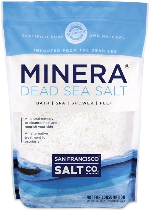 Minera Dead Sea Salt 1kg. Coarse - 100% Pure and Authentic.
