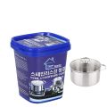 Powerful Stainless Steel Cookware Cleaning Paste Household Kitchen Cleaner Washing Pot Bottom Scale Strong Cream Detergent 800 Gram. 