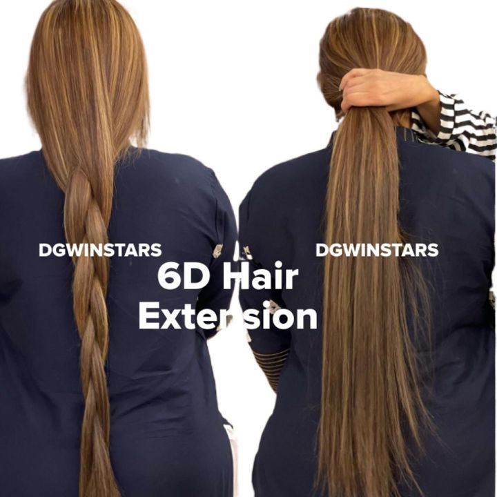 Dolly Hair Extension 6D Hair Extension Ombre Style Length 31 Inches
