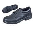 BURLY LEATHER SAFETY SHOES. 