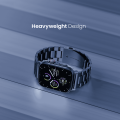 Zero® Jaguar Smartwatch 1.96" TFT Screen | BLE 5.3, 123 Sports Modes, Comprehensive Health Monitoring | Zinc Alloy Body with stainless steel Strap | Premium Smartwatch for Android and iOS Users. 
