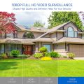 ZÒSI 4 Pack 2MP 1080p HD-TVI Home Security Camera Outdoor Indoor 1920TVL, 24PCS LEDs, 80ft Night Vision, 90°View Angle, Weatherproof Sùrveillance CCTV Black Dome Cameras.. 