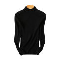 G&H Autumn Women Bottoming Sweater Solid Color Mock Neck Long Sleeve Slim Knitwear. 