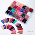 576 Pcs Box Colorful Nails Acrylic Full Cover Coffin Nail Tips Ballet Wear Nail Press On Nails With Gel DIY Manicure Nails 24 Colors Fake Nails For Girls Nail. 