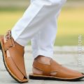Elegant Men Casual Sandals with Velcro Closure EU42 - Comfortable Breathable Leather Flip Flops boys.. 