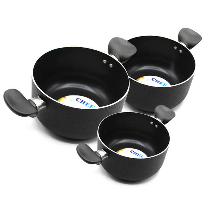 Chef%20Non-Stick%20Stylish%20Kitchen%20Set%20/%20Cookware%20Set%20With%20Combine%20Lid%20-%20Maroon%2016%20pcs%20-%20Image%202