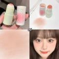 Natural Matte Plain Powder Blusher Stick Sponge Powder Blusher Cream Student Glitter Powder Blusher. 