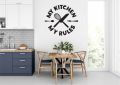 Kitchen Wall Art Sticker Removable Non-Tear Decor for Dining and Kitchen. 