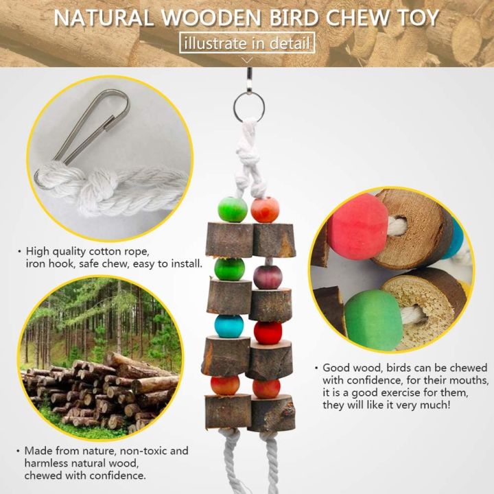 Bird%20Wood%20Chew%20Toy%EF%BC%8C2-Pcs%20Parrot%20Hanging%20Wooden%20Blocks%20Cage%20Grinding%20Bead%20Toy%20for%20Budgies%20Parakeet%20Cockatiel%20Conure%20Lovebirds.%20-%20Image%208