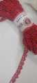 13 Gaz/yard RED color laces for Dupatta and shirt, Chicken Lace, Shinning Chicken Laces, Different Designs in Red Color. 