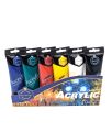 Keep Smiling Acrylic Paint 6 Tubes Of 75 ml. 