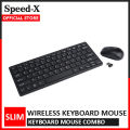 SpeedX Wireless Keyboard and Mouse Combo Slim 2.4GHz. 