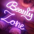 Any Customized NEON Sign plate - Home Decor  - 4 Letters Alphabets - Room Decoration. 