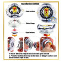 Metal Fusion Golden Valkyrie Beyblade with Dual-Spin String Launcher Included. 