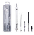 Deli E8605 Stainless Steel Bofa Compass Geometry Set Drafting Set Compass Set for Technical Drawing and Art & Craft. 