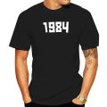 Men T-shirt New Hot Gosha Rubchinskiy 1984 Logo T Shirt. Black Logo Print White. 