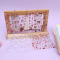 1/4PCS Cartoon DIY Transparent Sticker Sanrio Kuromi Hellokitty Waterproof Creative Hand Ledger Decoration Decal. 