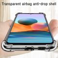 For REDMI Note 10 Pro / Pro Max Airbag Anti Shock Resistant with BEST Camera Protection Clear View Transparent Silicone Back Cover. 