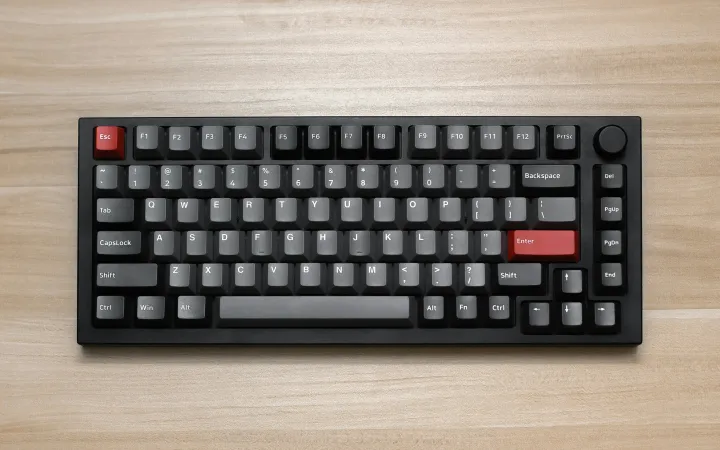 Full-Size RGB Backlit Semi Mechanical Keyboard – 85 Keys – Wired Plug ...