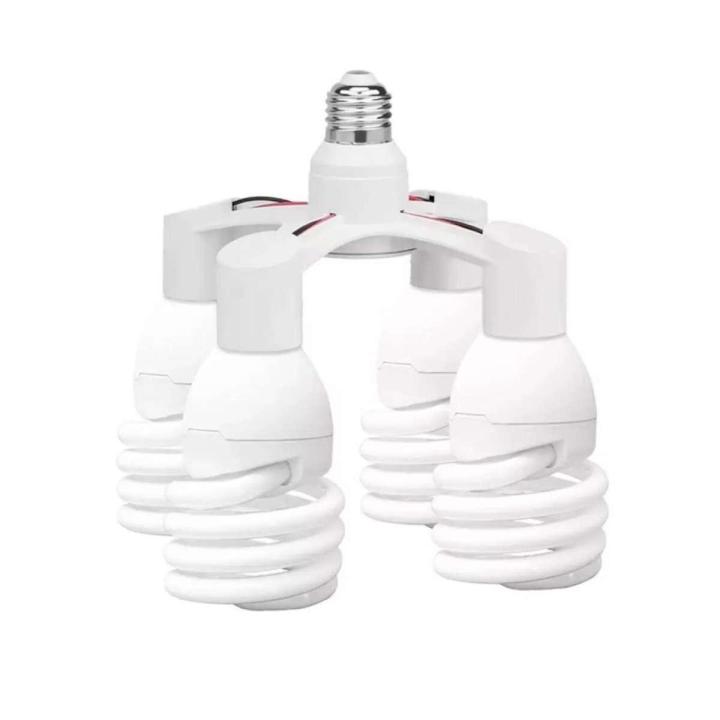 4 in 1 E27 Heads Lamp Bulb Holder AND Light Base Converter I 4 in 1 holder OR 4 in 1 LED Bulb Holder _ 4in1 LED bulb Holder