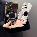 For Infinix Hot 40i Case Astronaut Holder Stand Fashion Soft Silicone For Infinix Hot 40i Back Cover. 
