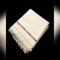 Wool Shawl For Men Warm Muree Dhussa Winter Shawls White-Black-Brown. 