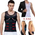 Slim N Fit Body Shapper For Mens Vest Body Banyan Sando Tummy Belly Waist Girdle Shirt. 