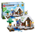 EXTRA LARGE My World Minecraft lego Building Block Toys Polar Igloo Zoo Garden Jungle Hut 4 In 1 Mini Craft Series Brick Set Assembly Gifts. 
