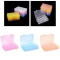 Plastic Storage Box Embroidery Floss Bobbins Storage Organizer Case Cross Stitch Sewing Tool. 