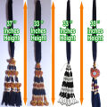 Traditional Punjabi Girls Paranda Handcrafted Hair Accessory for Women - Multi Colors, Ethnic Style. 