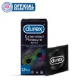 Durex Condoms Extended Pleasure 12 Pieces. 