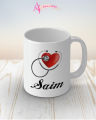 Dr saim name mug. 